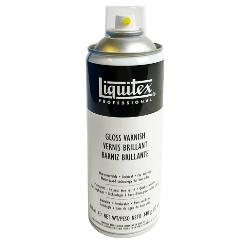 Liquitex Professional Gloss Spray Varnish, 400 ml