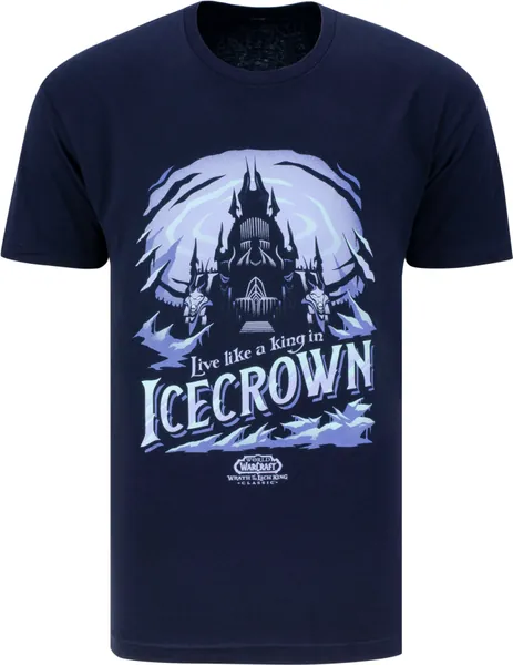 World of Warcraft Lich King J!NX Blue Icecrown T-Shirt | S
