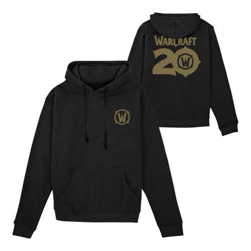 World of Warcraft 20th Anniversary Black Hoodie | S