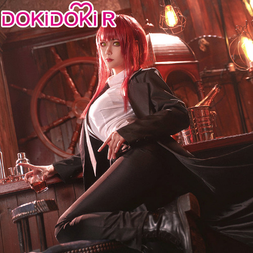 【Ready For Ship】【Size S-2XL】DokiDoki-R Anime Manga Chainsaw Man Cosplay Makima Cosplay Costume | S-PRESALE