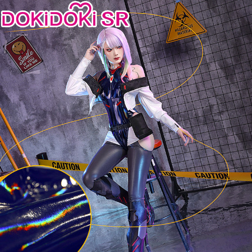 【Size S-2XL】DokiDoki-SR Game Anime Cyberpunk: Edgerunners Cosplay Lucy  Costume