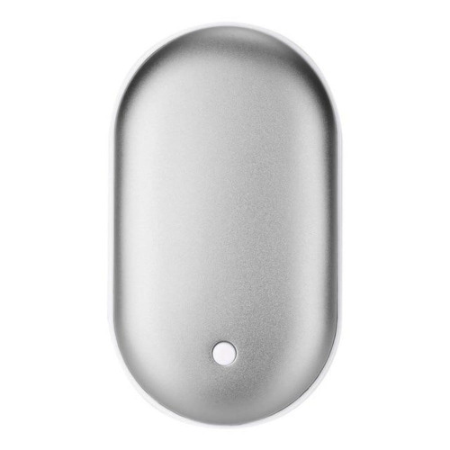 Portable USB Hand Warmer Egg - Silver