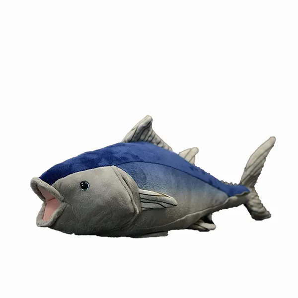 Realistic Tuna Fish Plush Toy, 15.74inch Soft Realistic Blue Tuna Plush Stuffed Animal Toys Fun Home Decor Kids Gift - tuna fish