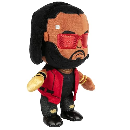 JINX Cyberpunk 2077 M8Z Dexter Deshawn Plush Stuffed Toy, Multi-Colored, 8.75" Tall