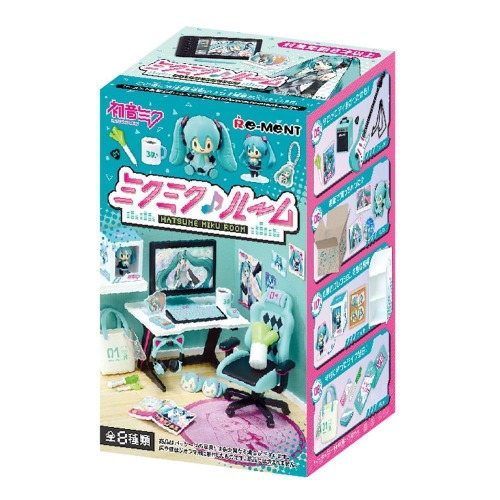 Vocaloid Hatsune Miku Room Display Set Mystery Blind Box Re-Ment (Single Piece)