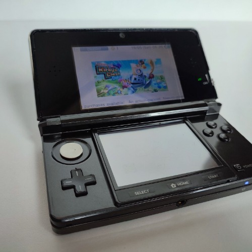 Nintendo 3DS Cosmo Black Handheld System - Read Description