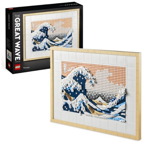 LEGO ART Hokusai – The Great Wave Wall Art Adults Set