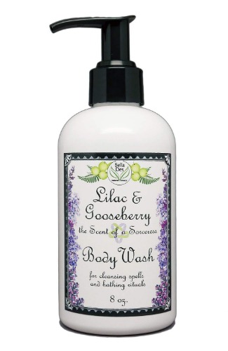 Lilac and Gooseberry Scented Body Wash | Bath and Shower Gel | 8 ounces | Yennefer Perfume Scent of a Sorceress by Bella Des Natural Beauty - 