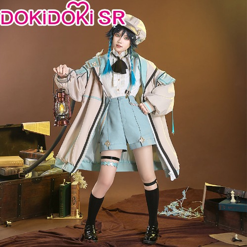 DokiDoki-SR Game Genshin Impact Venti Costume Doujin Detective Ver  Casual Wear