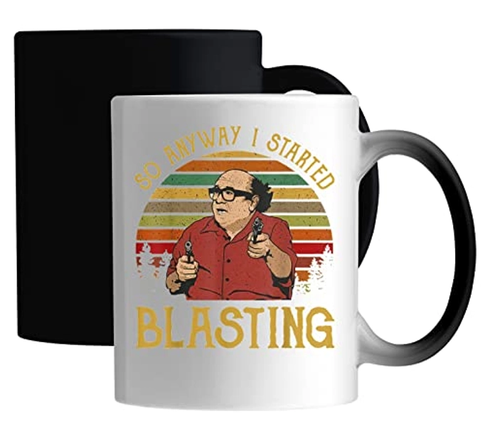 So Anyway I Started Blasting Funny Meme Keramische magische Tasse Weiß