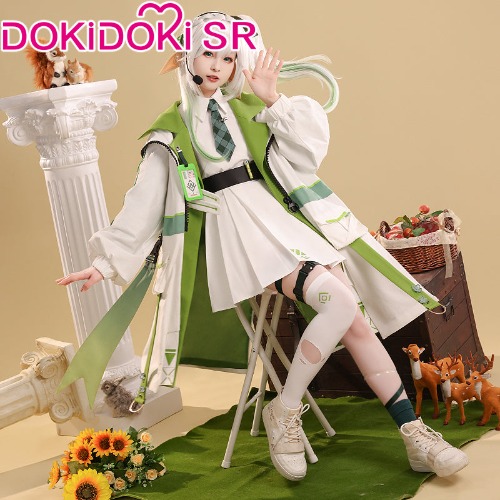 DokiDoki-SR Game Genshin Impact Cosplay Nahida Costume Crypto Doujin Casual Wear | S-PRESALE