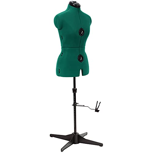 Dritz Sew You Adjustable Dress Form, Small, Opal Green - Small - Opal Green