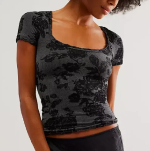 Free People Send Love Seamless Tee