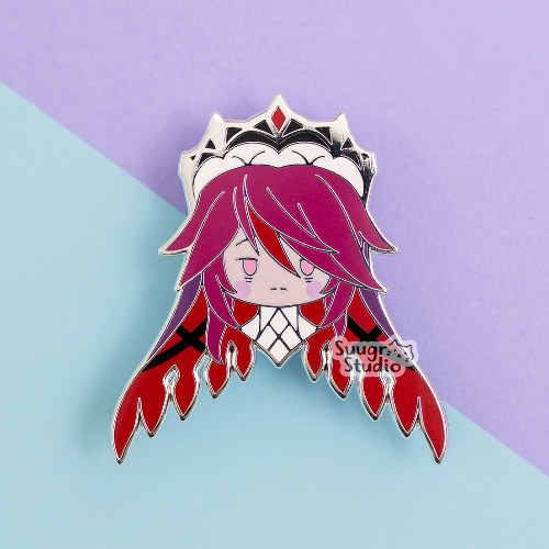 Genshin Impact Rosaria Hard Enamel Pin - [A Grade] / Locking Clasps