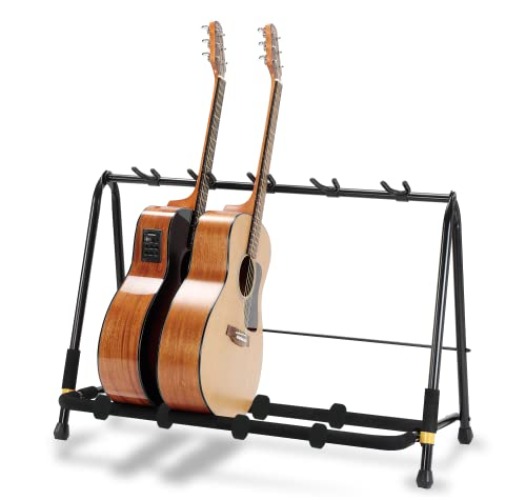 Hercules Stands GS525B 5 Space Guitar Rack Black - 5 Guitars