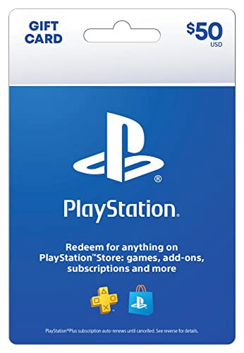 Sony PlayStation Gift Card - 50 - Traditional