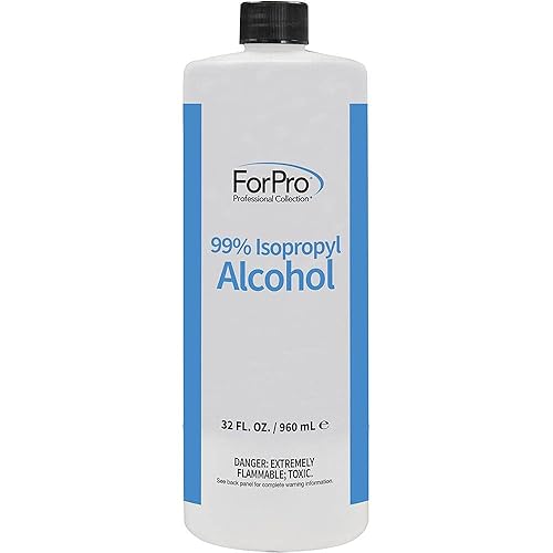 ForPro Professional Collection 99% Isopropyl Alcohol (IPA), Pure & Unadulterated Concentrated Alcohol, 32 Ounces - 32 Fl Oz (Pack of 1)