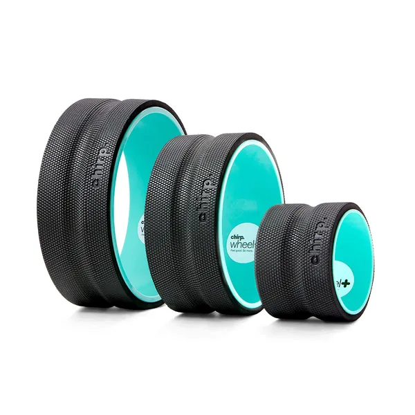 Chirp Wheel+ Foam Roller for Back Pain Relief, Muscle Therapy, and Deep Tissue Massage