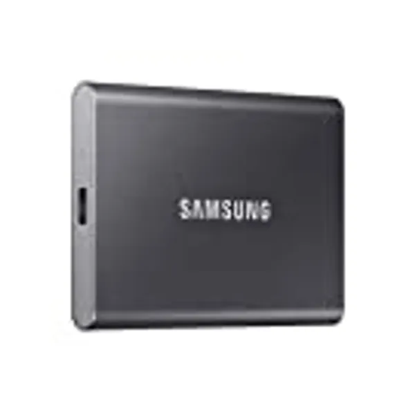 SAMSUNG T7 2TB, Portable SSD, up to 1050MB/s, USB 3.2 Gen2, Gaming, Students, & Professionals, External Solid State Drive (MU-PC2T0T/AM), Gray
