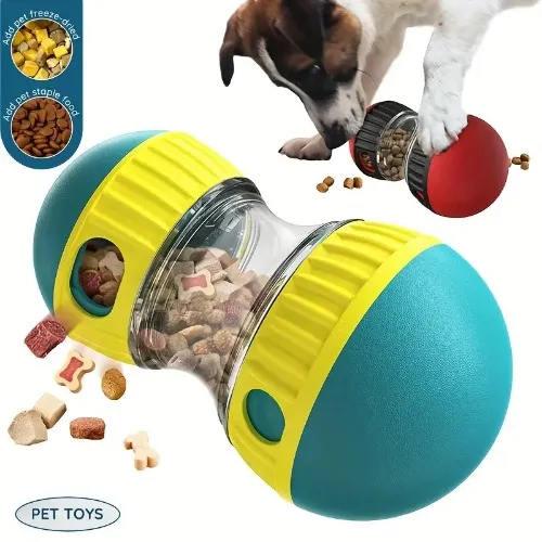 interactive treat dispensing dog toy