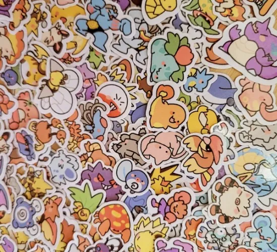 Mini Pokémon Stickers - Gen 1/2/3