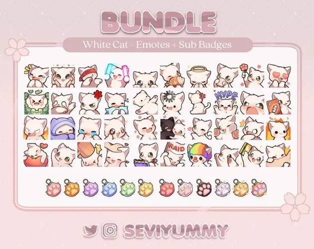 New Cat Emotes #1