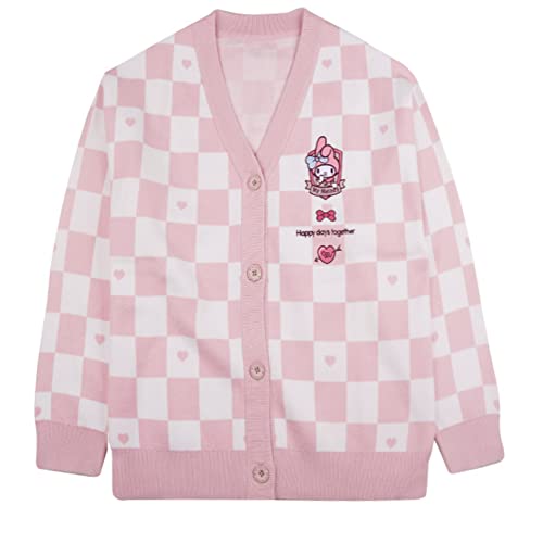 Women's Japan Cute Cardigan Sweater Kawaii JK Uniform Cardigan Sweater Cosplay Sweater - Medium - Pink