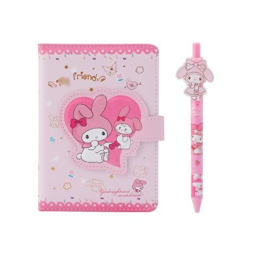 Anime Planner,Anime Notebook with 1 Pcs Pen,Cute Cartoon School Supplies for Girls (Melody) - Melody