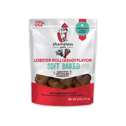 Shameless Pets Lobster Rollover Soft Baked Dog Treat | 6 oz
