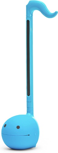 Otamatone [Color Series] Japanese Electronic Musical Instrument Portable Synthesizer from Japan by Cube/Maywa Denki [English Version] [Regular Size], Blue - Blue