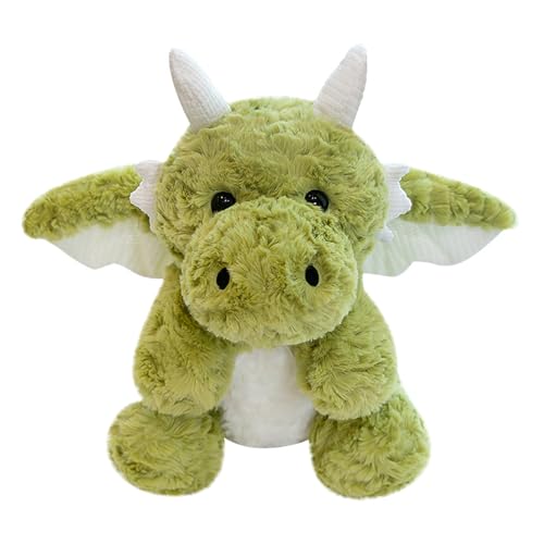 SUSULF Little Flying Dragon - Cute Stuffed Animal Plush Toy - Adorable Soft Dragons Toy Plushies and Gifts - Perfect Present for Kids (Green,7.87in/20cm) - Green - 7.87in/20cm