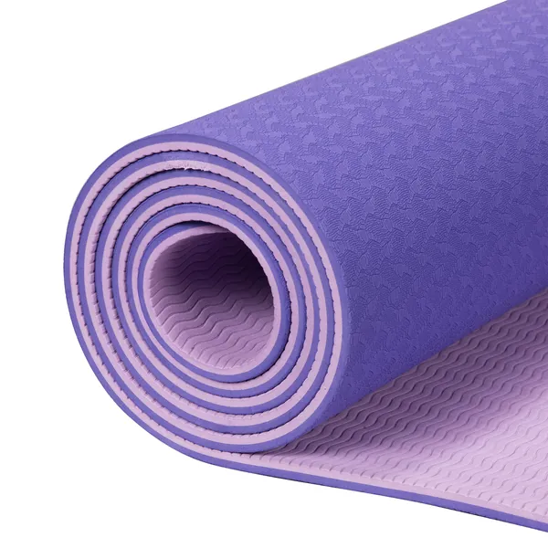 Fitness Passion TPE Mathick Yoga Mat Exercise Pad Eco friendly Non Slip 183cm x 61cm x 6MM