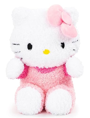 Hello Kitty Plush Pillow Buddy - Super Soft Pink Bow Character Pillow - Polyester Microfiber, 16 Inches - Pink - Hello Kitty