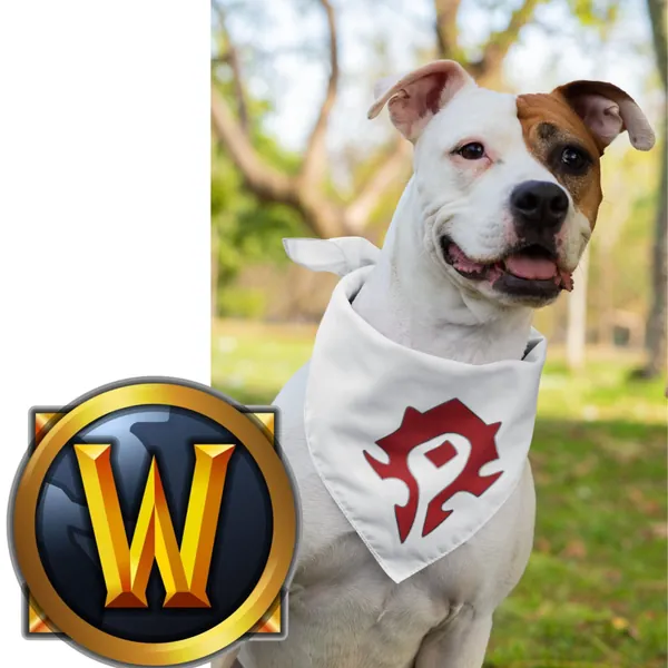 World of Warcraft Horde Pet Bandana