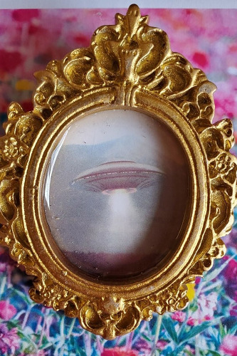 Alien Abduction Mini Art Magnet [Mystery Item] | Default Title