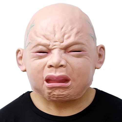CreepyParty Releastic Human Mask (crying baby)