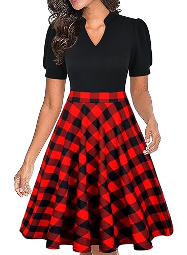 Dress with Pockets - X-Large - Buffalo Plaid