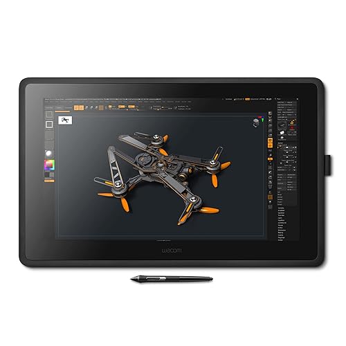 Wacom Cintiq 22 Drawing Tablet with Screen, 21.5" Full HD LCD Display Graphic Arts Tablet Includes Pro Pen 2 w/ Tilt Response, Graphic Design Animation Tablet for Mac, PC - Medium - Drawing Tablet