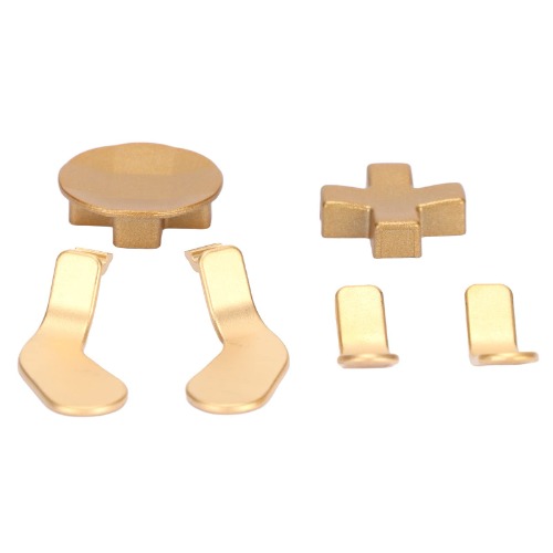 Voor Xbox One Elite Series 2 Controller Metalen Vervangende Onderdelen, Inclusief 4 Stuks Trigger Paddles en 2 Verwisselbare D Pads Roestvrij Staal Materiaal