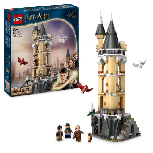 LEGO Harry Potter Kasteel Zweinstein: Uilenvleugel, Bouwbaar Speelgoed, Bouwpakket voor Kinderen met 3 Personages Minifiguren, Cadeau voor Meisjes, Jongens en Fans vanaf 8 jaar 76430