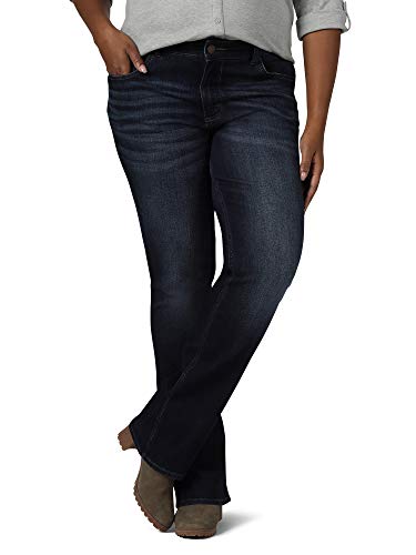Riders by Lee Indigo womens Midrise Bootcut Jean - 14 Petite - Nightfall