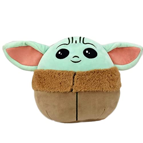 Leong Products Baby Yoda/The Child/Grogu Toy Cute and Cuddly Soft Squishmallow Plush Pillow, Light Green (10 inch) - 10 inch