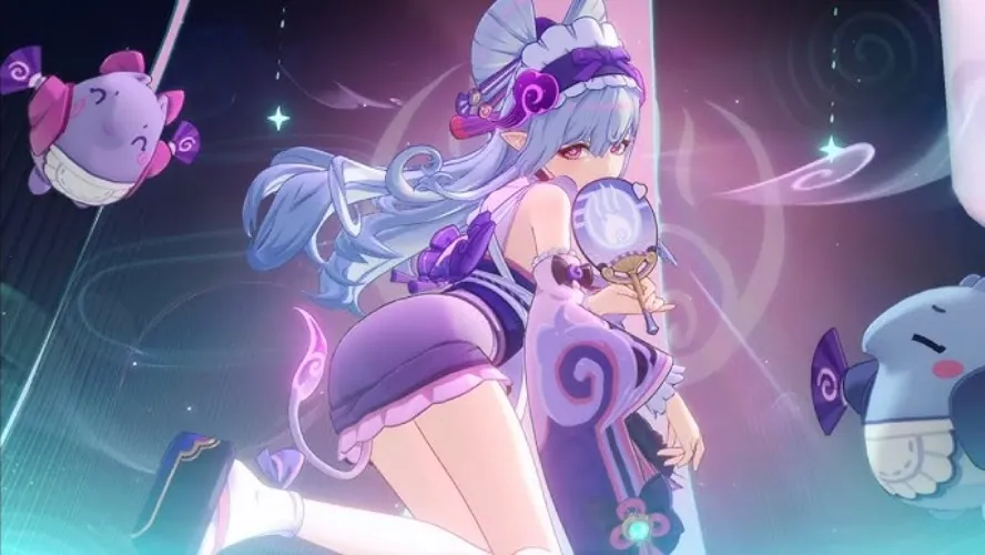 MIZUKI from genshin impact omg omgomg