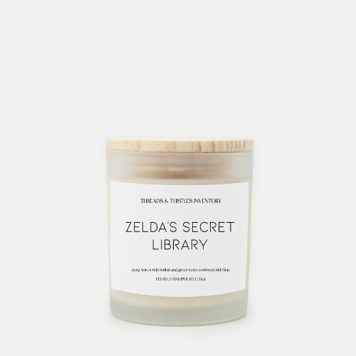 Zelda's Secret Library | 11oz Candle | The Legend of Zelda - Lemon & Lilac Leaves