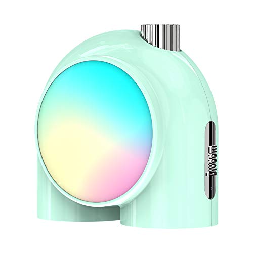 Divoom Planet-9 Smart Mood Lamp, Cordless Table Lamp with Programmable RGB LED for Bedroom Gaming Room Office, Green - Green