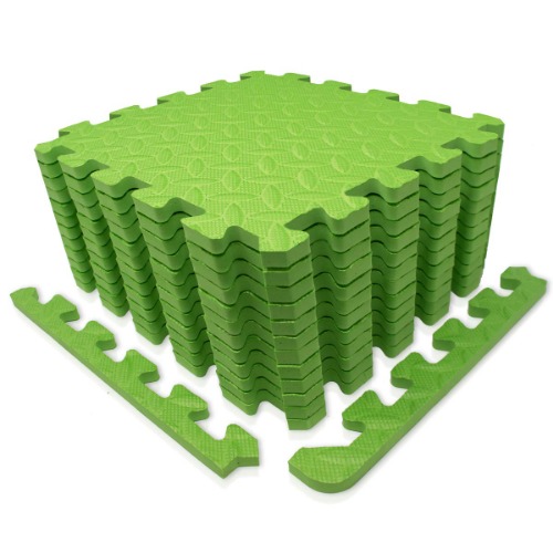 Green Foam Tiles For VR Floor