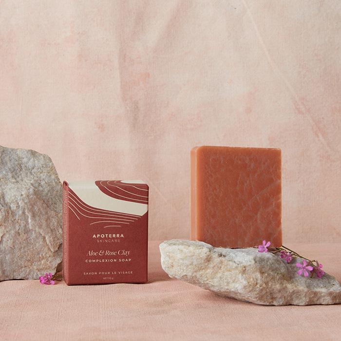 Aloe + Rose Clay Complexion Soap - Sample Size