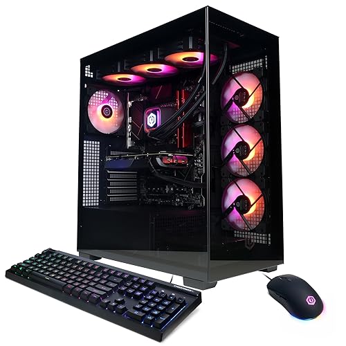 CyberPowerPC Gamer Xtreme VR Gaming PC, Intel Core i9-14900KF 3.2GHz, GeForce RTX 4070 Super 12GB, 32GB DDR5, 2TB PCIe Gen4 SSD, WiFi Ready & Windows 11 Home (GXiVR8080A38) - 14900KF/4070 Super