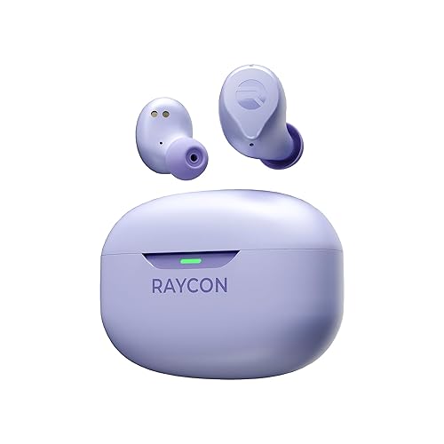 Raycon Everyday Earbuds (2024 Edition) - Bluetooth True Wireless in-Ear Buds with 32 Hours Playtime, Multpoint Technology, Extreme Comfort, and Active Noise Cancellation (Blush Violet) - Plush Violet