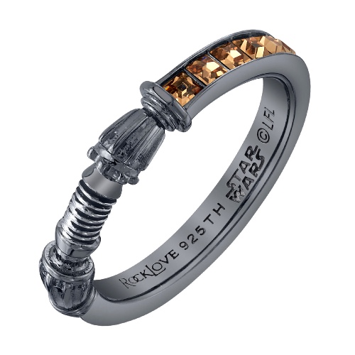 Star Wars X RockLove Rey Crystal Lightsaber Ring | Size 7